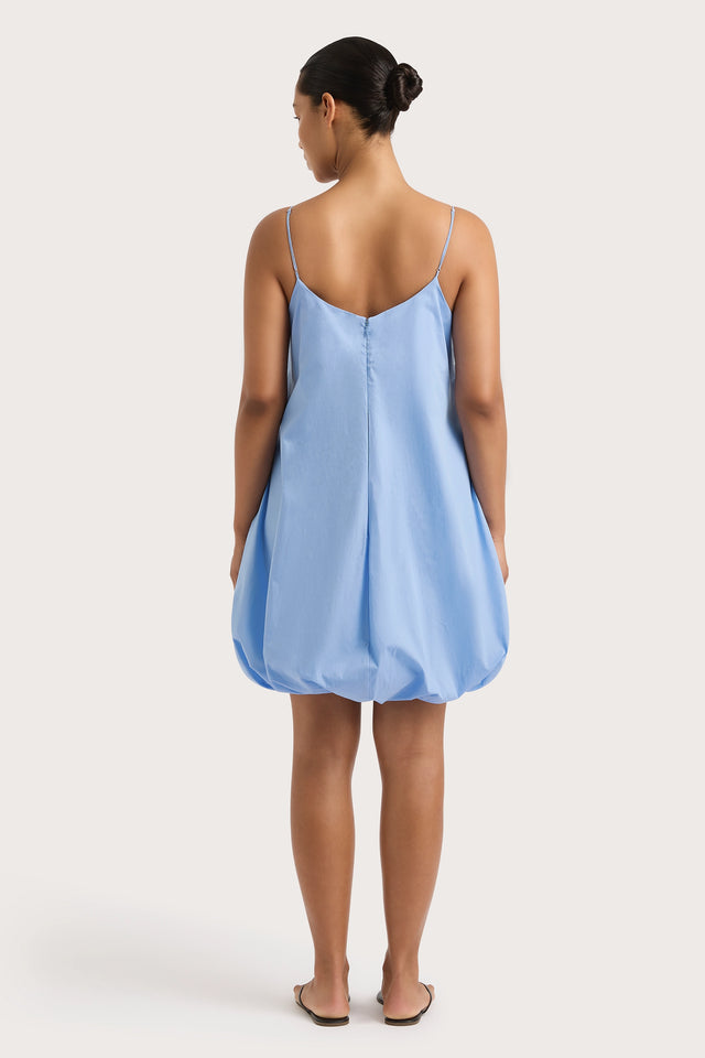 Anais Mini Dress Mid Blue