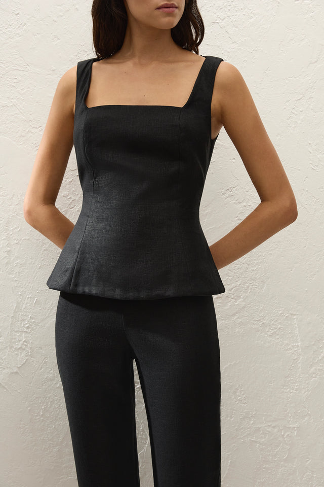 Mina Top Black