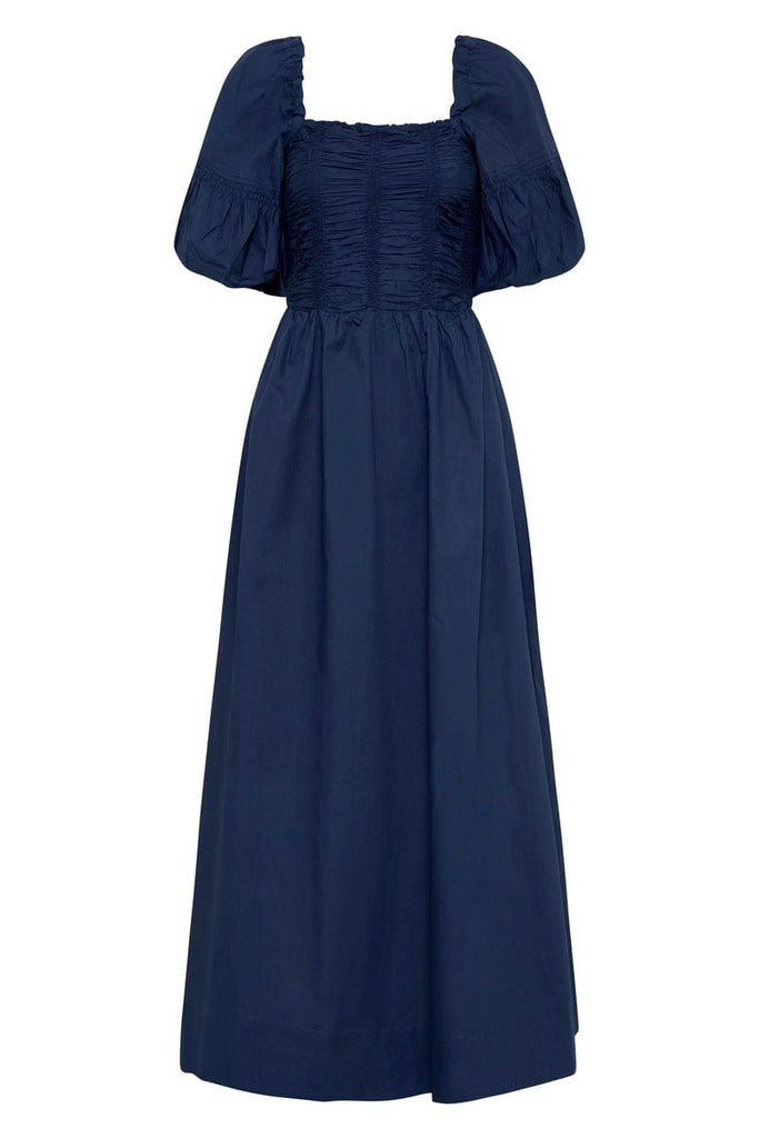 Belisario Midi Dress Midnight Blue - Faithfull the Brand