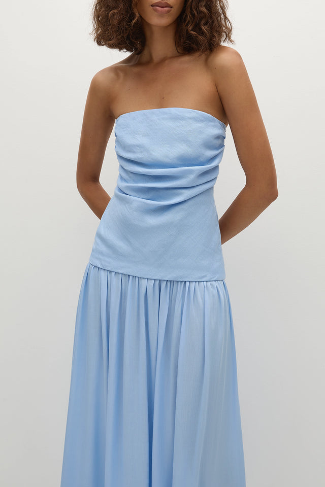 Hedy Maxi Dress Mineral Blue