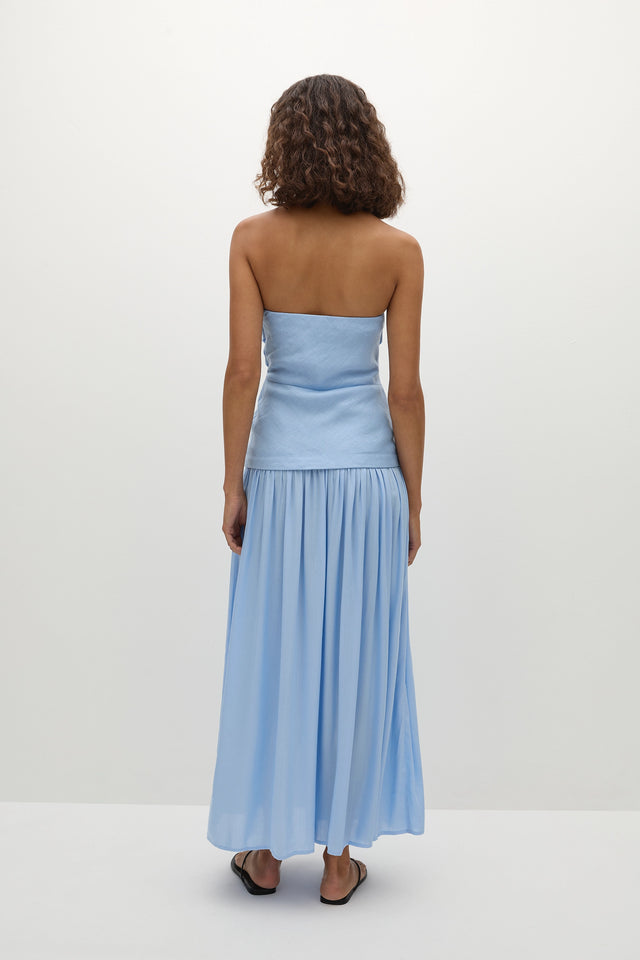 Hedy Maxi Dress Mineral Blue