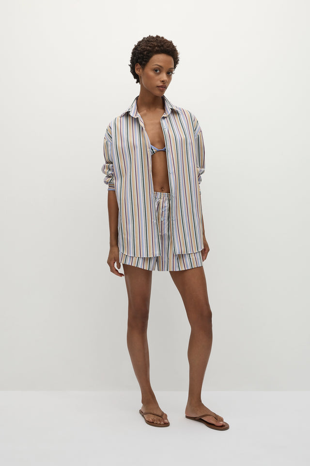 ショートパンツ Faithfull The Brand Lonia Shorts Lonia Shorts Sifnos Stripe - Faithfull the Brand INT