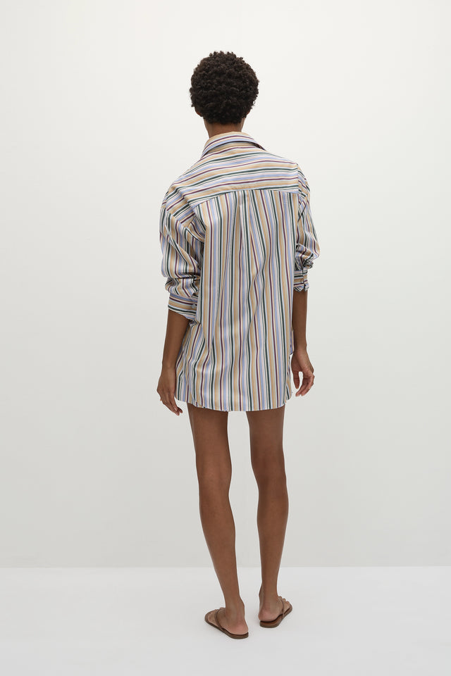 En Vau Oversized Shirt Sifnos Stripe - Faithfull the Brand INT En Vau Oversized Shirt Sifnos Stripe - Faithfull the Brand INT