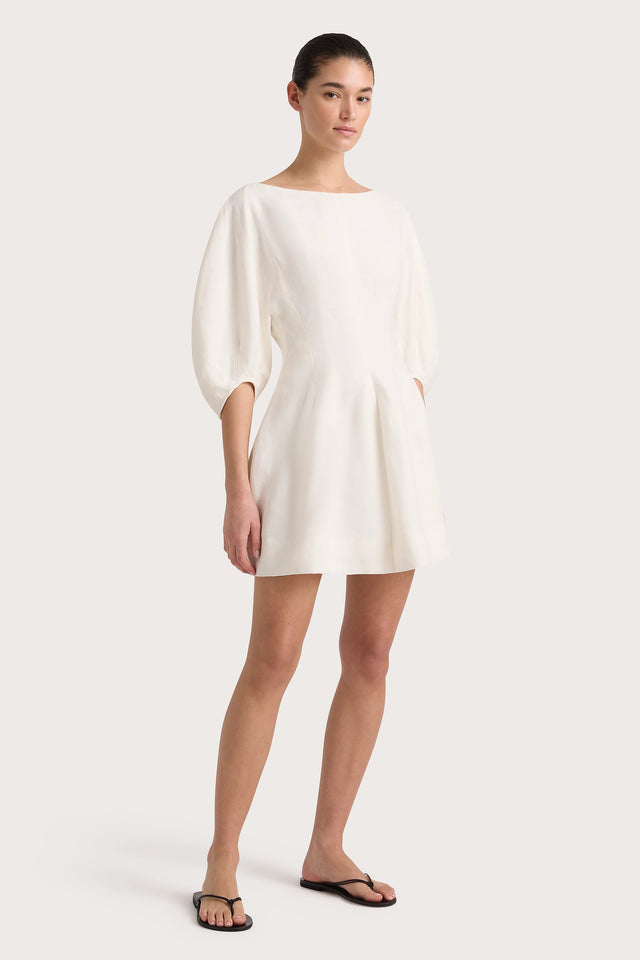 Lowen Mini Dress White