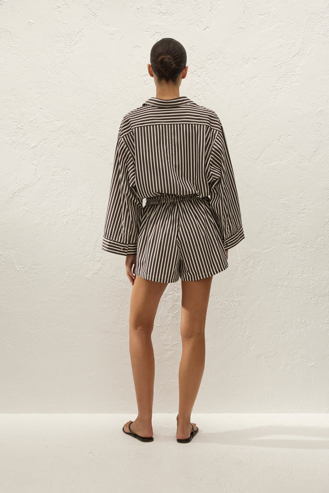 Belas Playsuit Rita Stripe Port