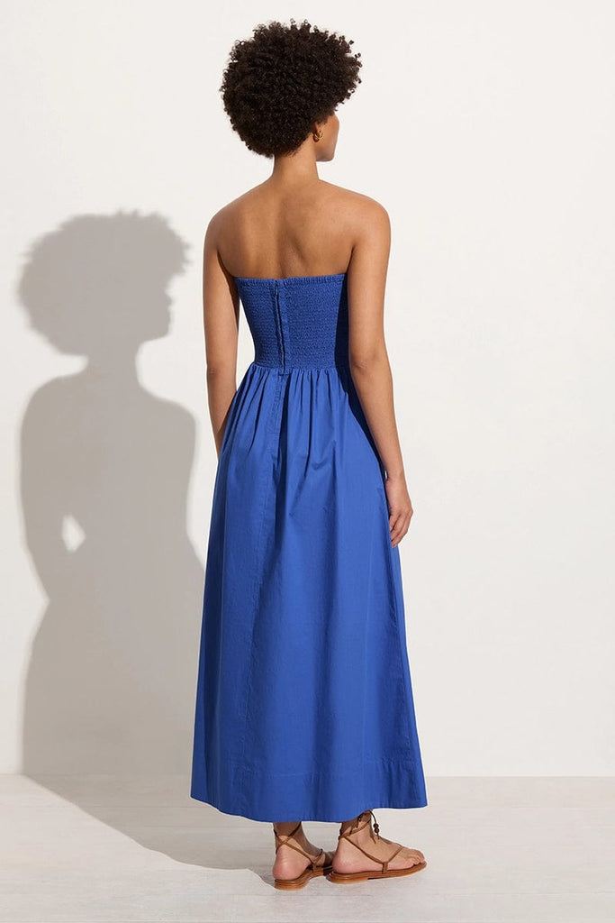Dress Glacial Dominquez Brand - Blue Midi the Faithfull