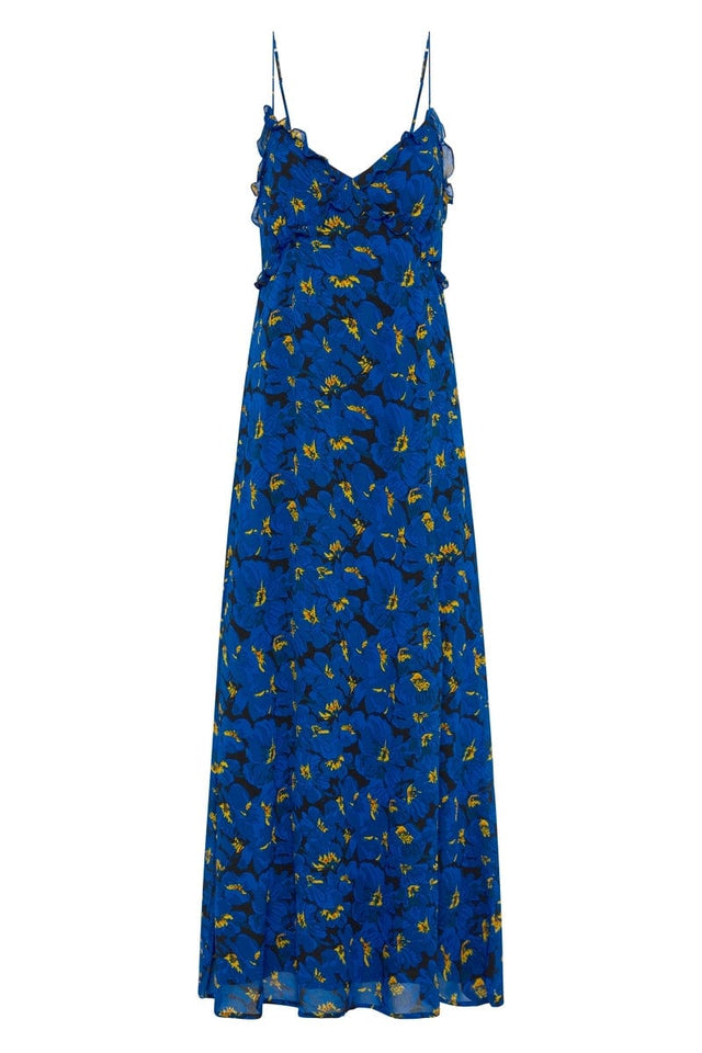 Maye Midi Dress El Limon Floral Blue