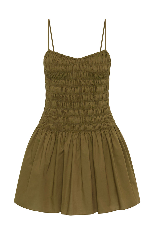 Araceli Mini Dress Olive