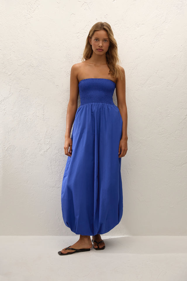 Lunaire Midi Dress Cobalt