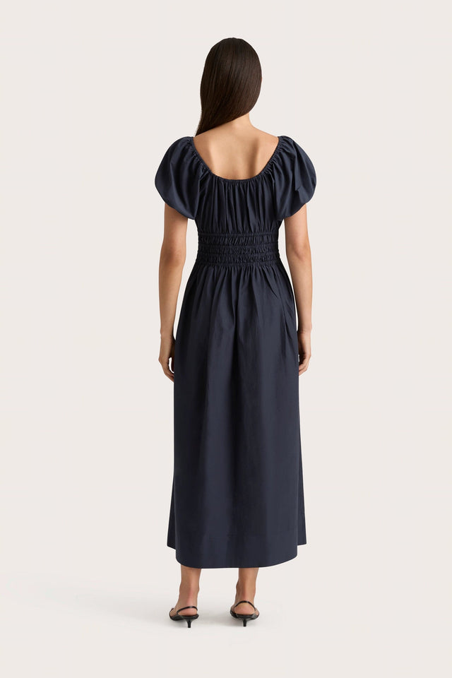 Seine Midi Dress Midnight