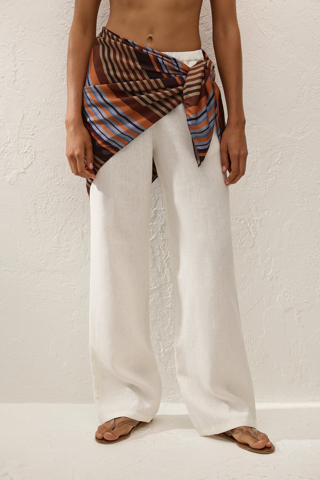 Soleil Waist Scarf Elena Stripe