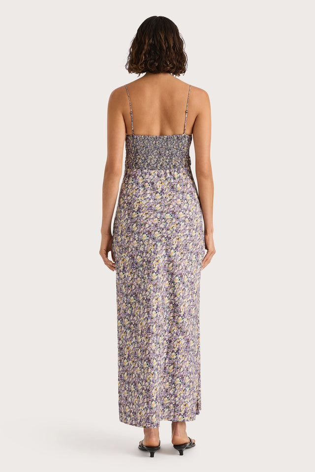 Clara Maxi Dress Valerie Floral Purple