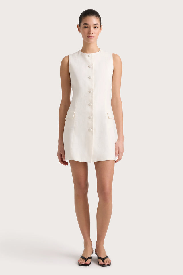 Jane Mini Dress White