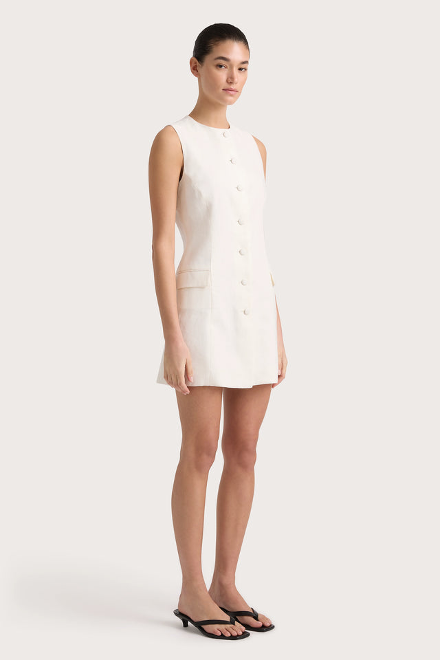 Jane Mini Dress White