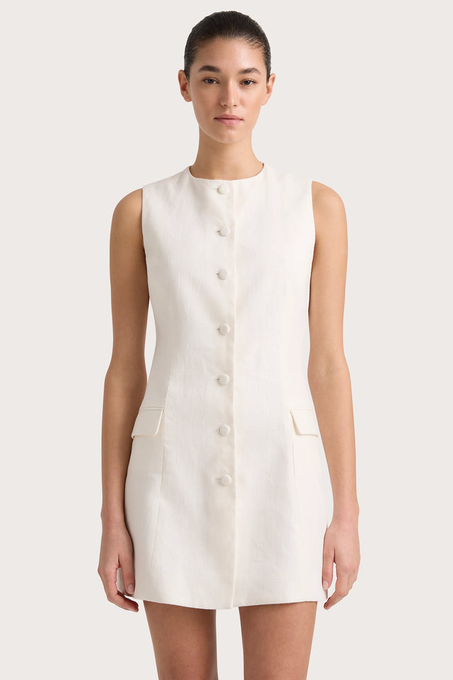 Jane Mini Dress White - Final Sale Jane Mini Dress White - Final Sale