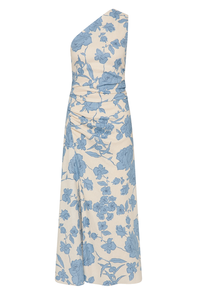 faithfull the brand one shoulder dress Sola Maxi Dress Midsummer Floral