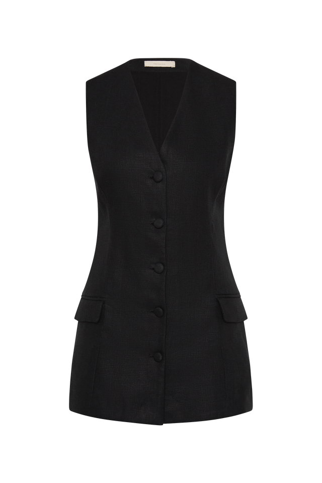 Eloise Vest Black