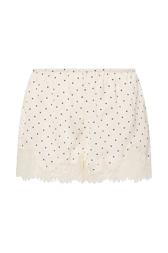 Marisol Short Polka Dot Antique White