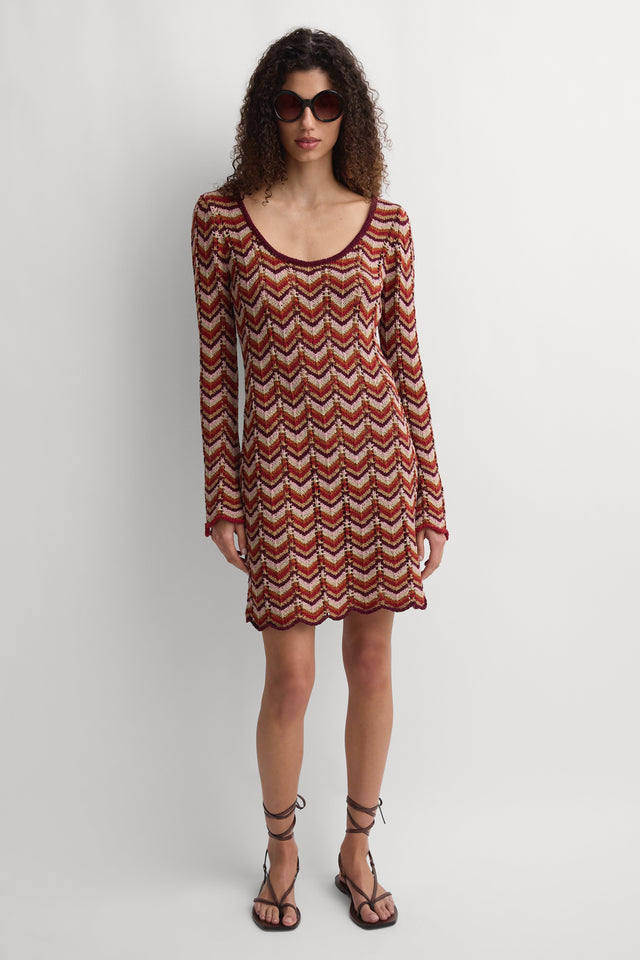 Daria Mini Dress Blanca Stripe