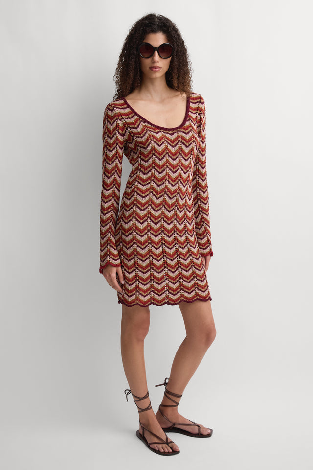 Daria Mini Dress Blanca Stripe