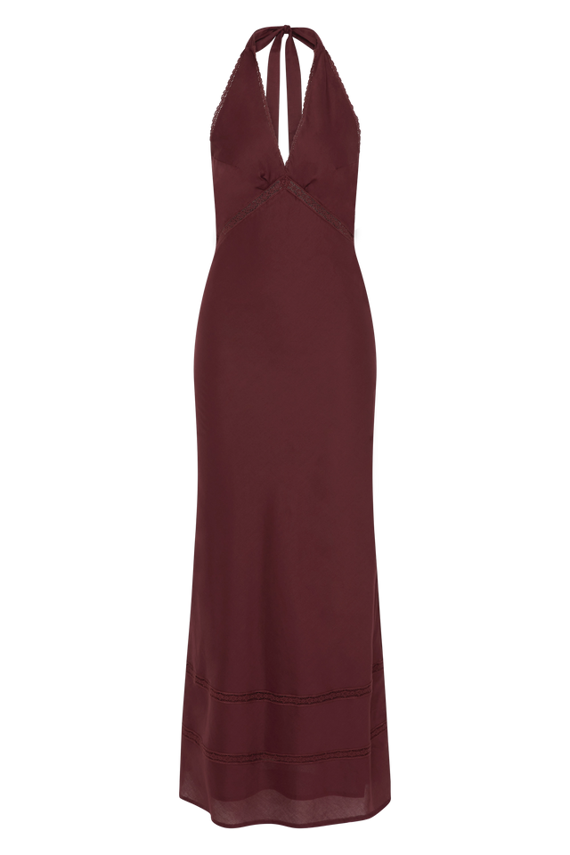 Jasmine Maxi Dress Bordeaux - Faithfull the Brand INT Jasmine Maxi Dress Bordeaux - Faithfull the Brand INT