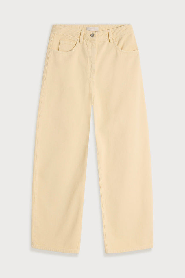 Malia Denim Pant Faded Butter