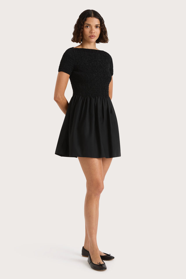 Faithfull | Women's Deboni Mini Dress Black - Final Sale | XS Faithfull | Women's Deboni Mini Dress Black - Final Sale | XS