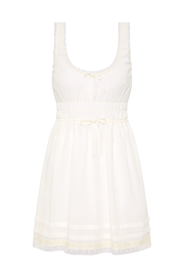 Juliet Mini Dress White