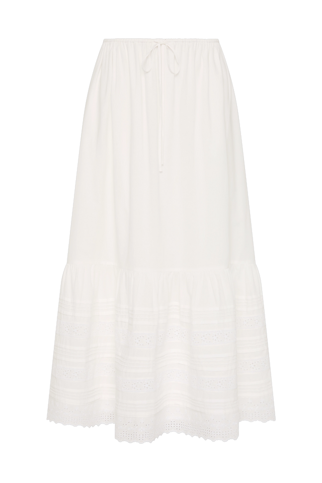 Dalila Skirt Fernanda Lace Antique White