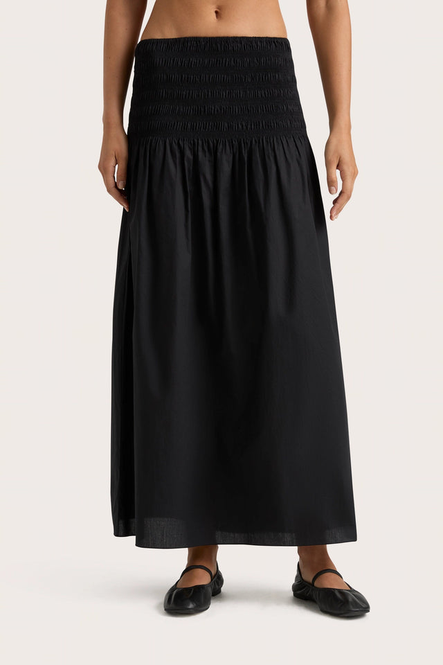 Baia Midi Skirt Black