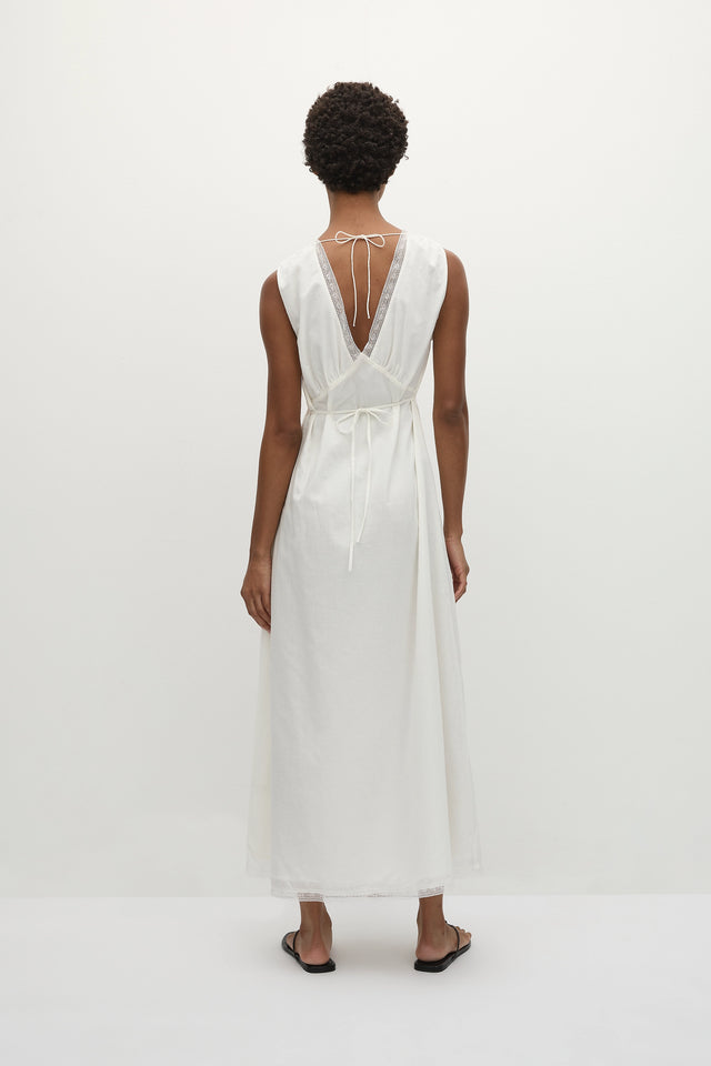 Denise Maxi Dress White