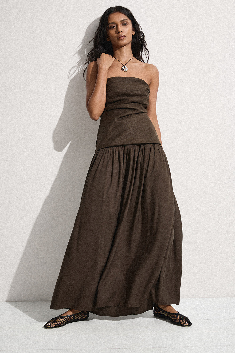 Hedy Maxi Dress Forest - Faithfull the Brand INT