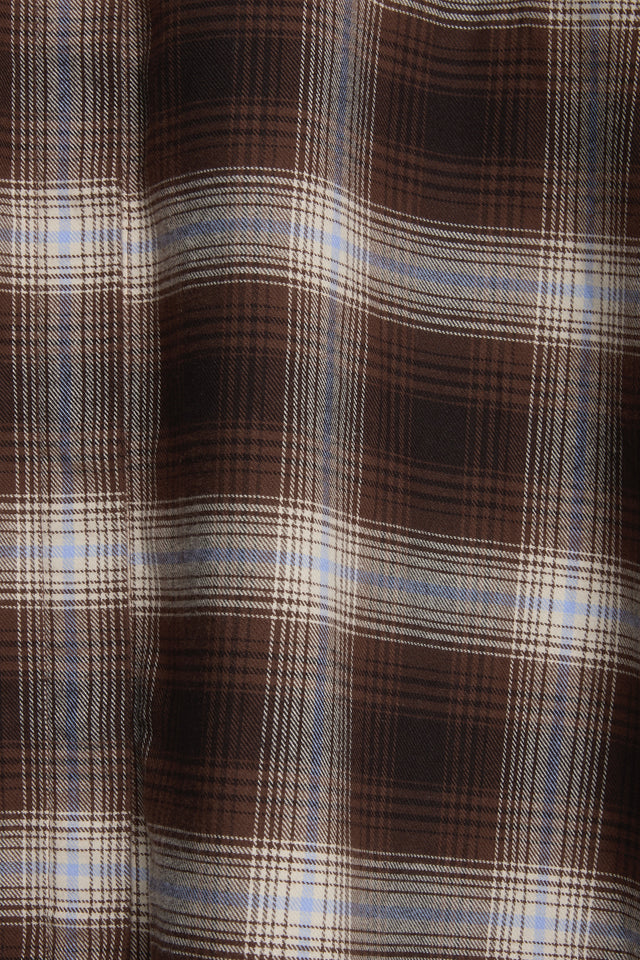 Clemente Shirt Cantilo Check Carob