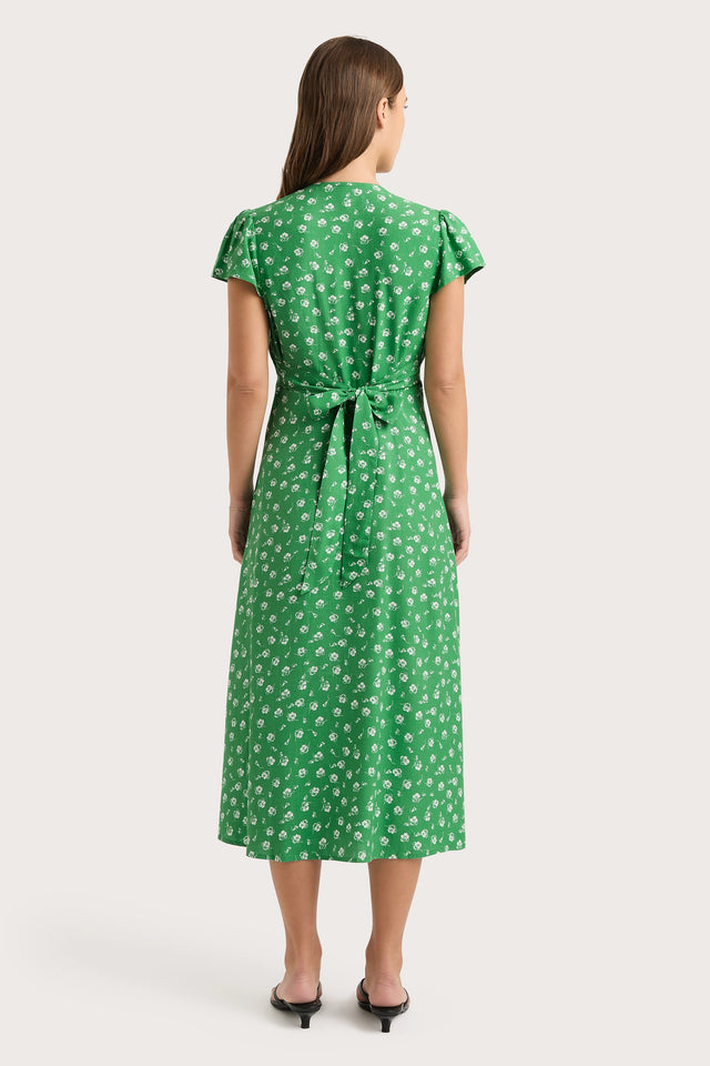 Doiret Midi Dress Green