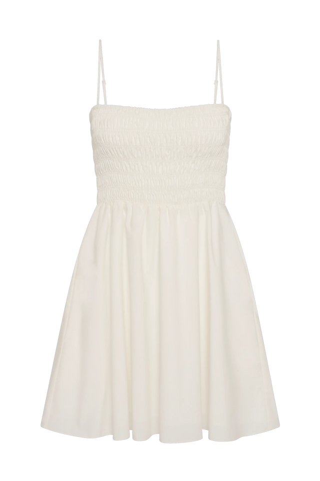 Jean Mini Dress White