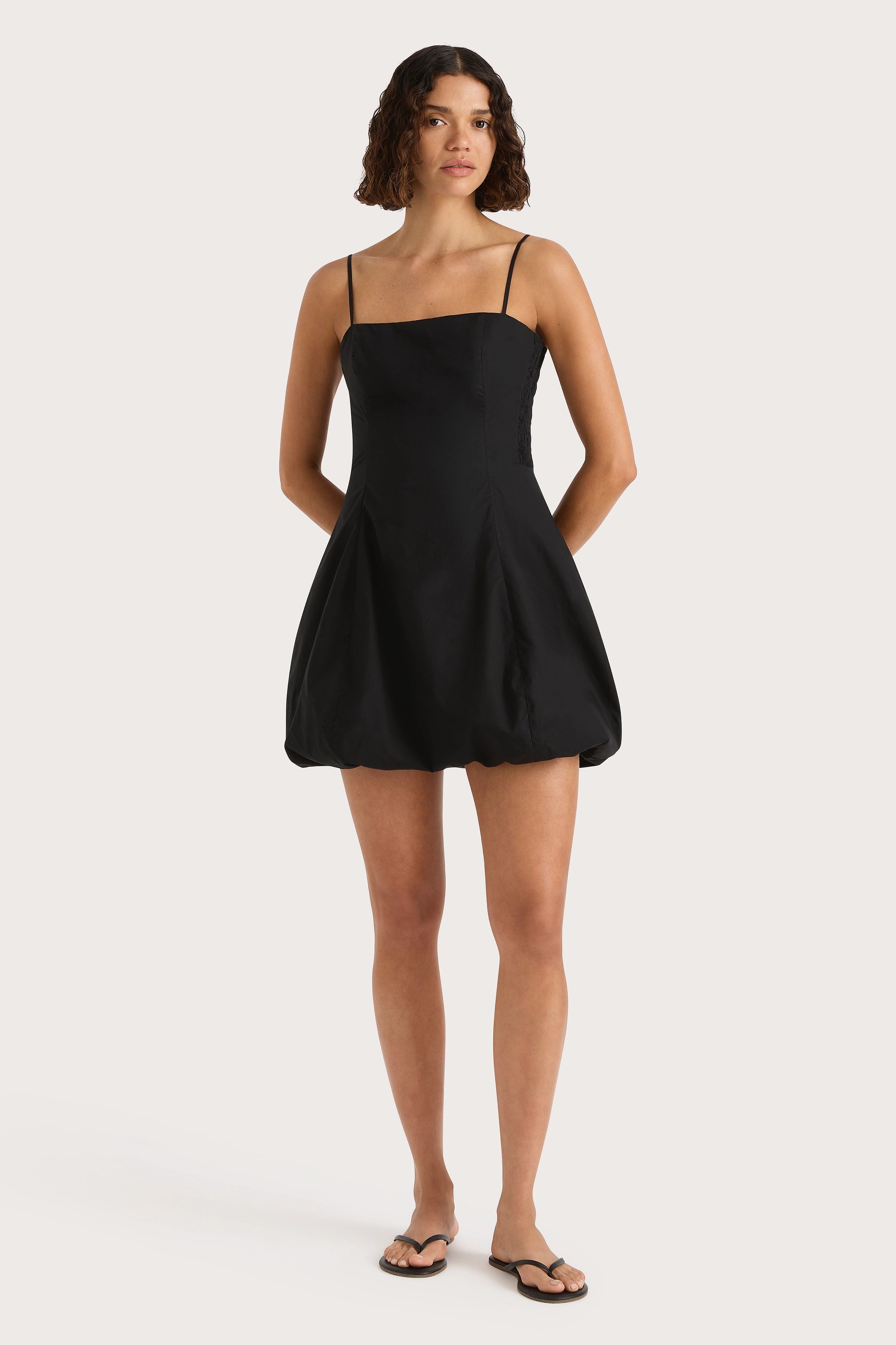 faithfull the brand black mini dress Faithfull | Women's Lera Mini Dress Black - Final Sale
