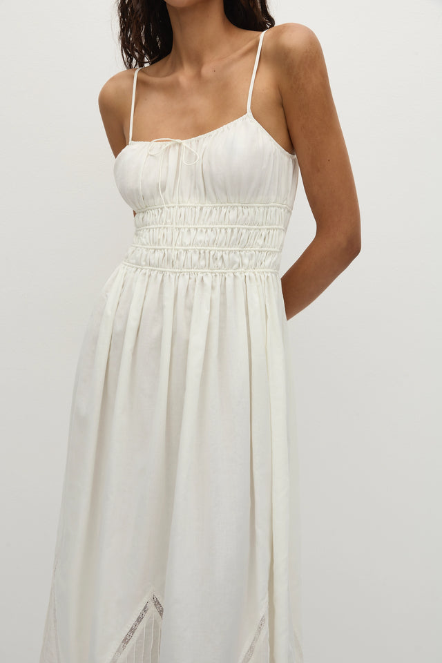 Meline Maxi Dress White - Faithfull the Brand INT Meline Maxi Dress White - Faithfull the Brand INT