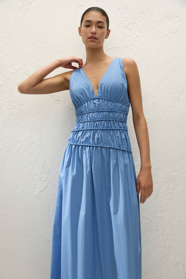 Saja Maxi Dress Venice Blue