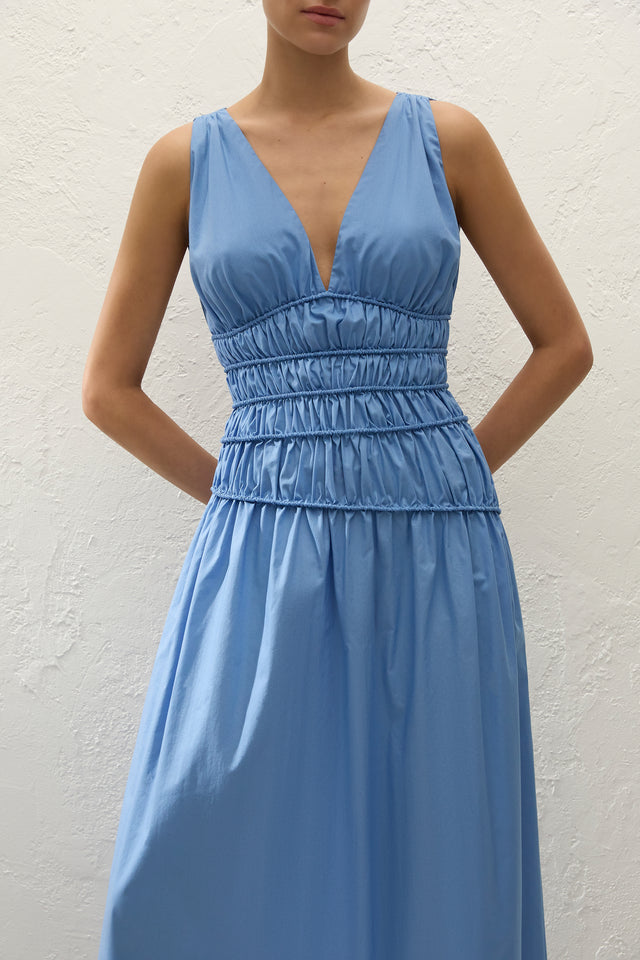 Saja Maxi Dress Venice Blue