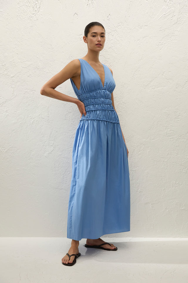 Saja Maxi Dress Venice Blue