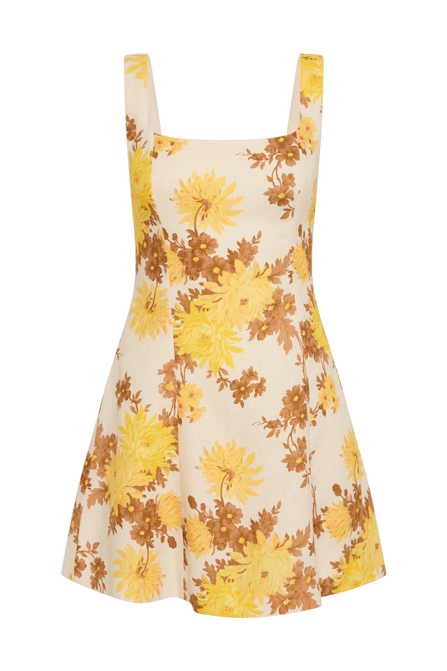 faithfull the brand mid summer mini dress Felice Mini Dress Midsummer Floral