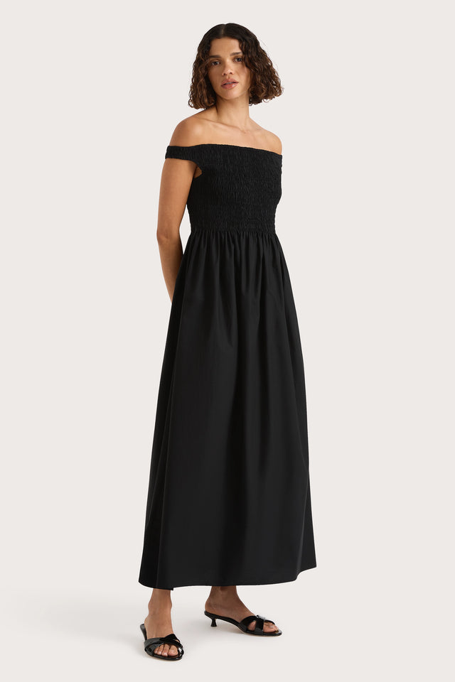 faithfull the brand black maxi dress Hedy Maxi Dress Black