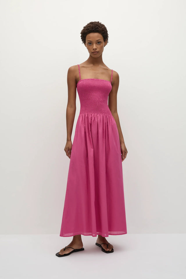 pink dress brand Pink Floral Maxi Dress - All Dresses