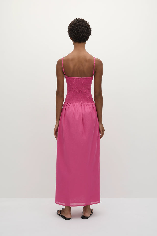 Phoebe Maxi Dress Cerise