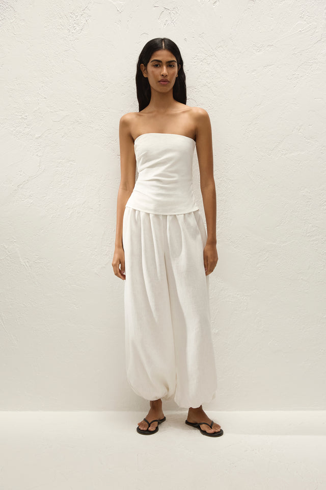 Kortez Balloon Pant White