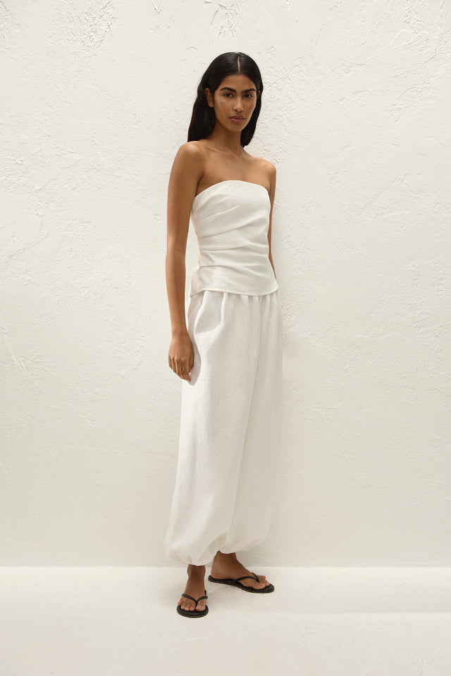 Kortez Balloon Pant White