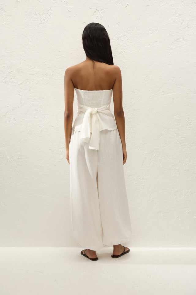 Kortez Balloon Pant White