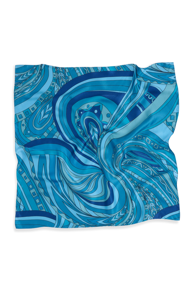 Soleil Head Scarf Lagunera Paisley
