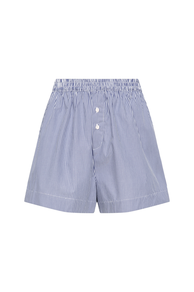 Lonia Shorts Helle Stripe Vintage Navy