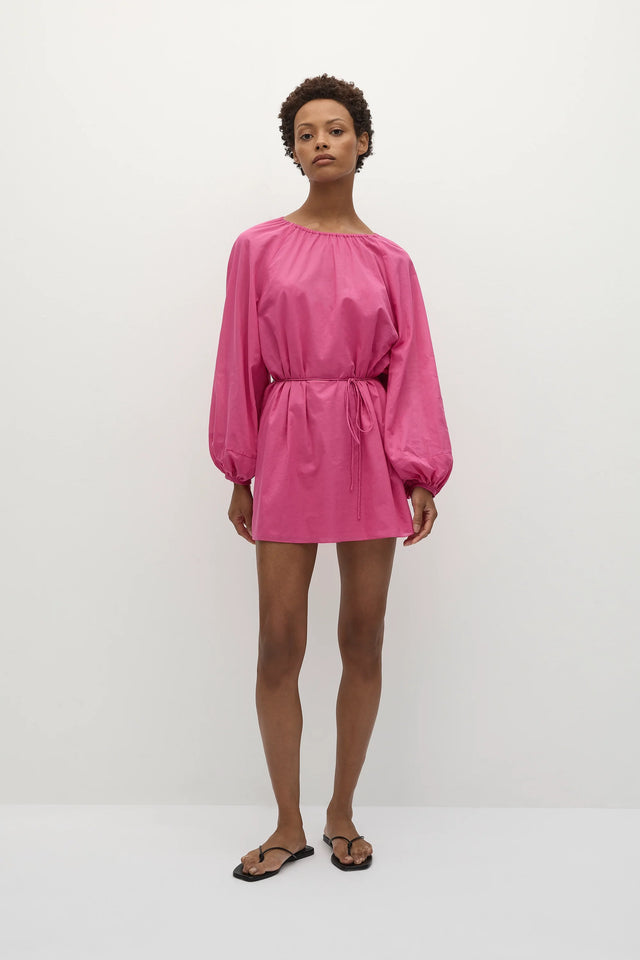cerise mini dress Carolina Herrera